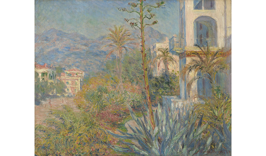 landscape view of hills in background and villas in foreground