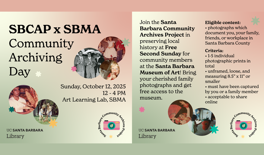 graphic promoting the event with the title, dates, location, and event details, with circular photos of individuals scattered throughout