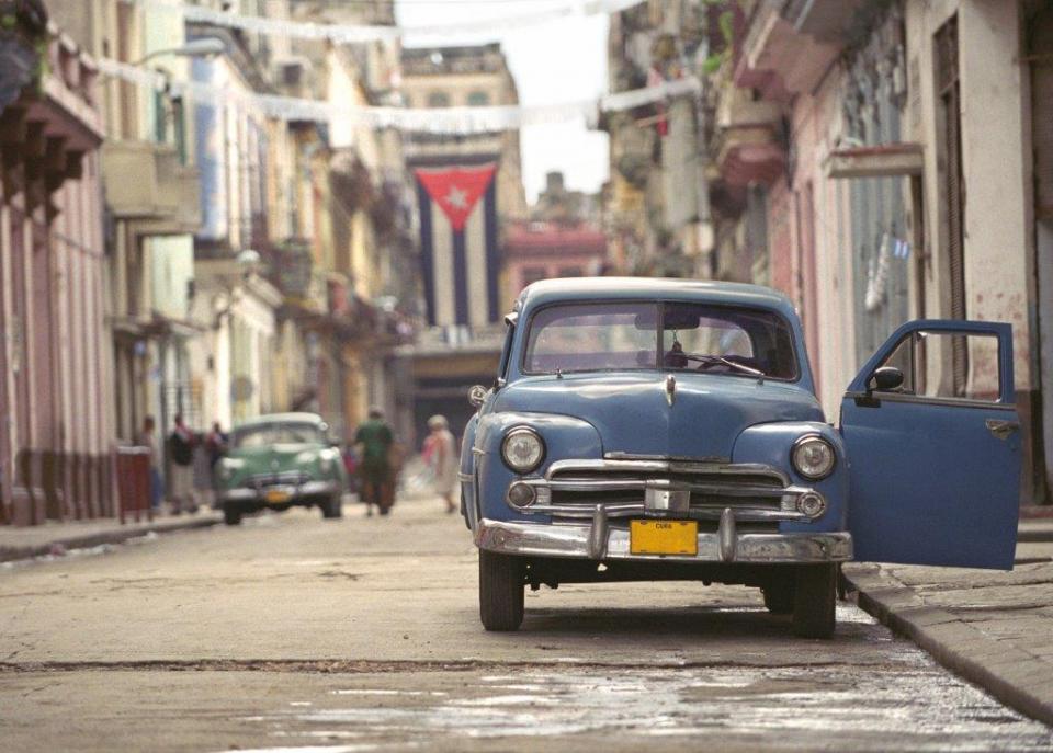 Cuba Car with door open