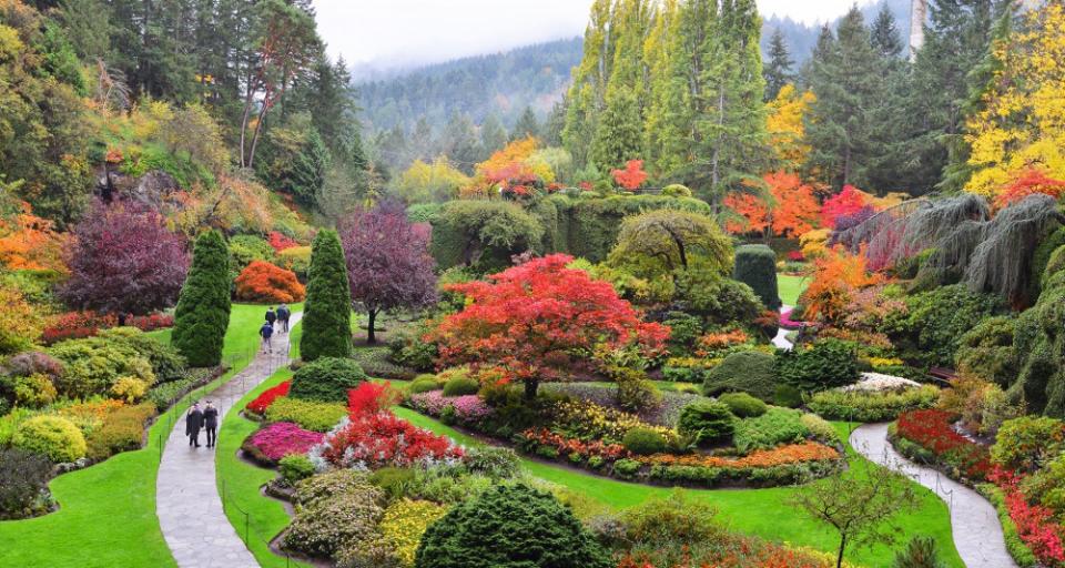 Italian Garden, Butchart Gardens, photo courtesy of Butchart Gardens 2