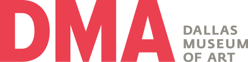 logo with the red text DMA and gray text dallas museum of art