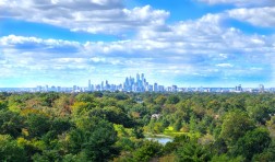Center City Philadelphia in the Distance iStock-1344193385